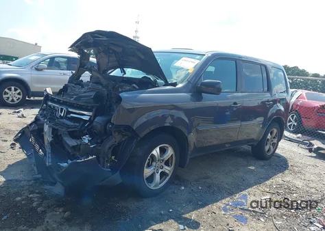 2014 Honda Pilot Ex-L from USA, damaged, VIN 5FNYF3H55EB001608